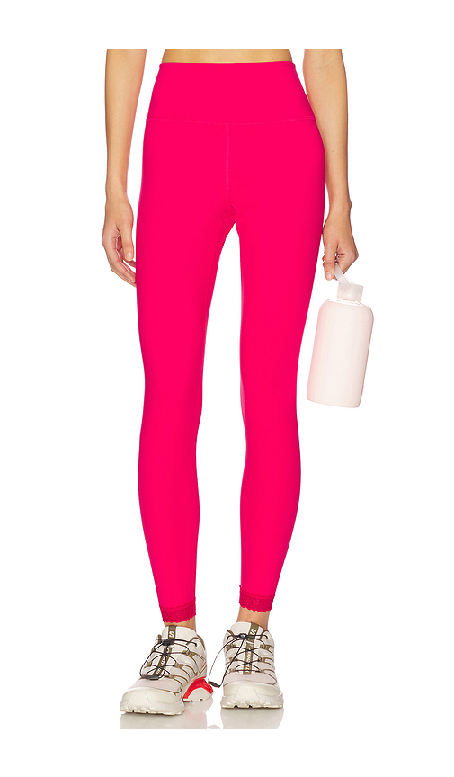 Spiritual Gangster Lotus Lace Legging in Pink. XS. Also in S, M