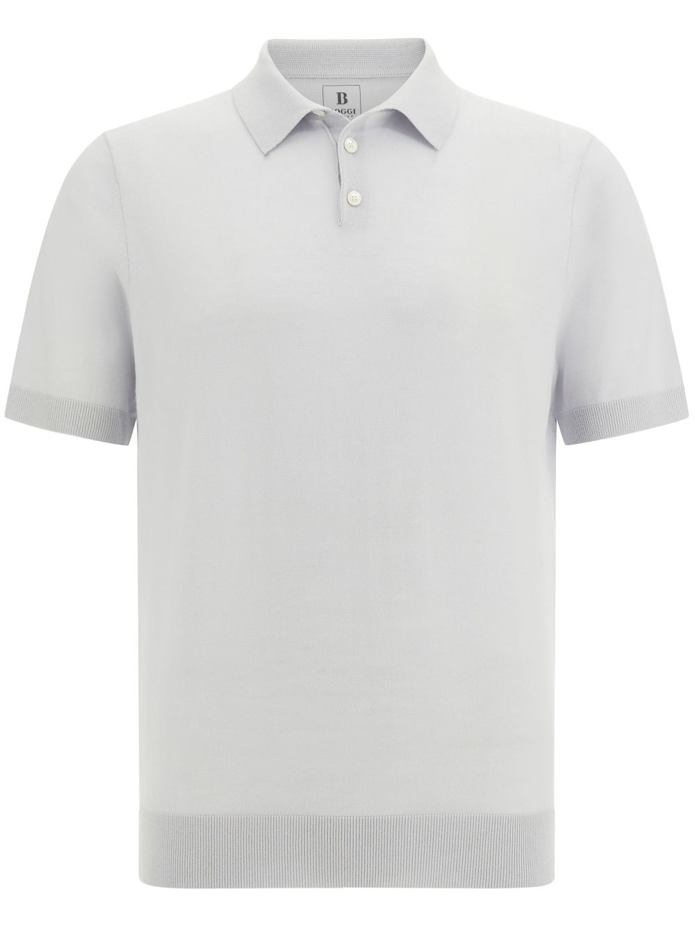 Merino wool polo shirt - White
