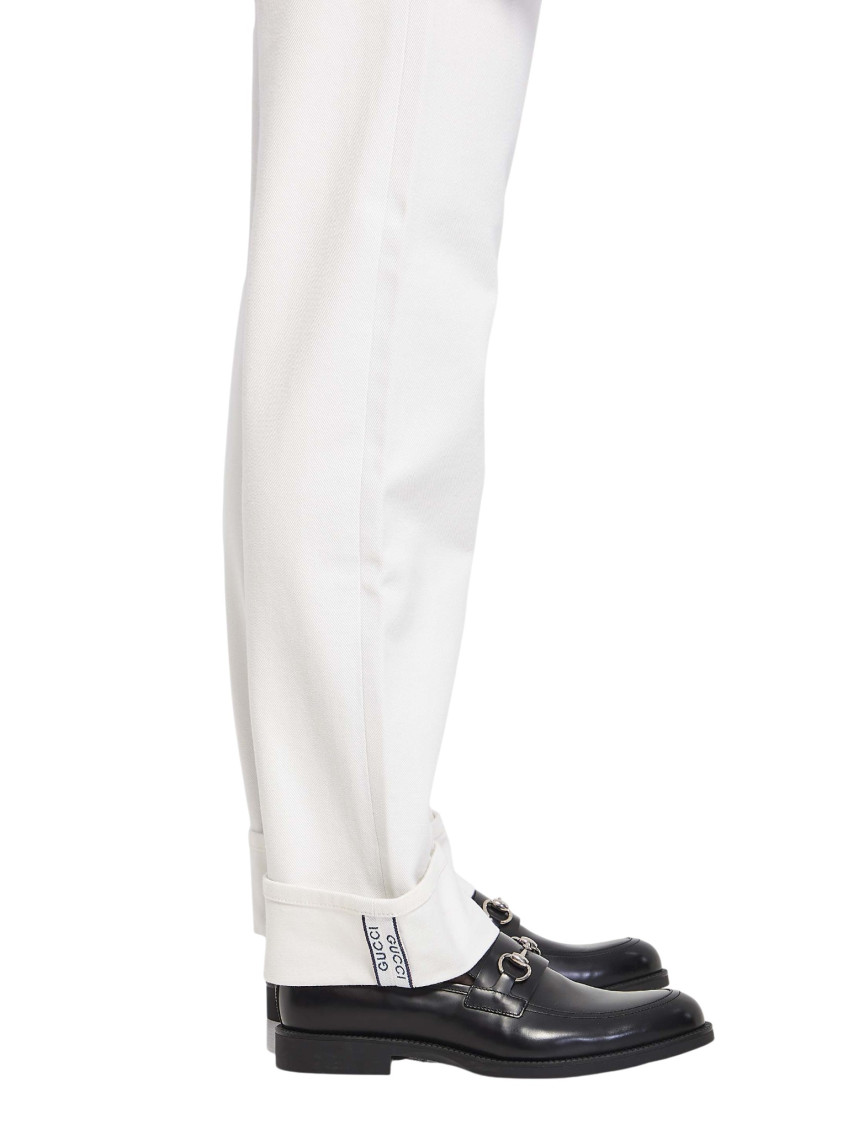 White Mid Rise Jeans