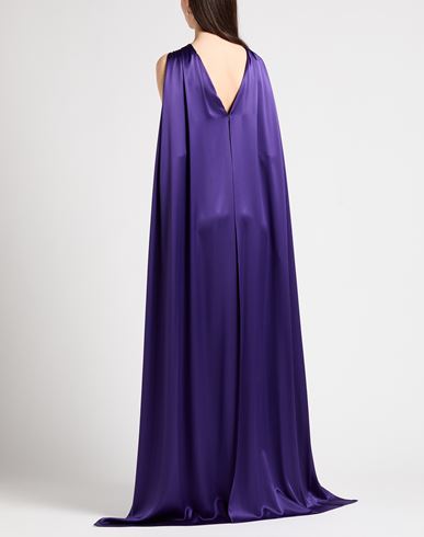 Max Mara Woman Maxi dress Dark purple Size 4 Silk