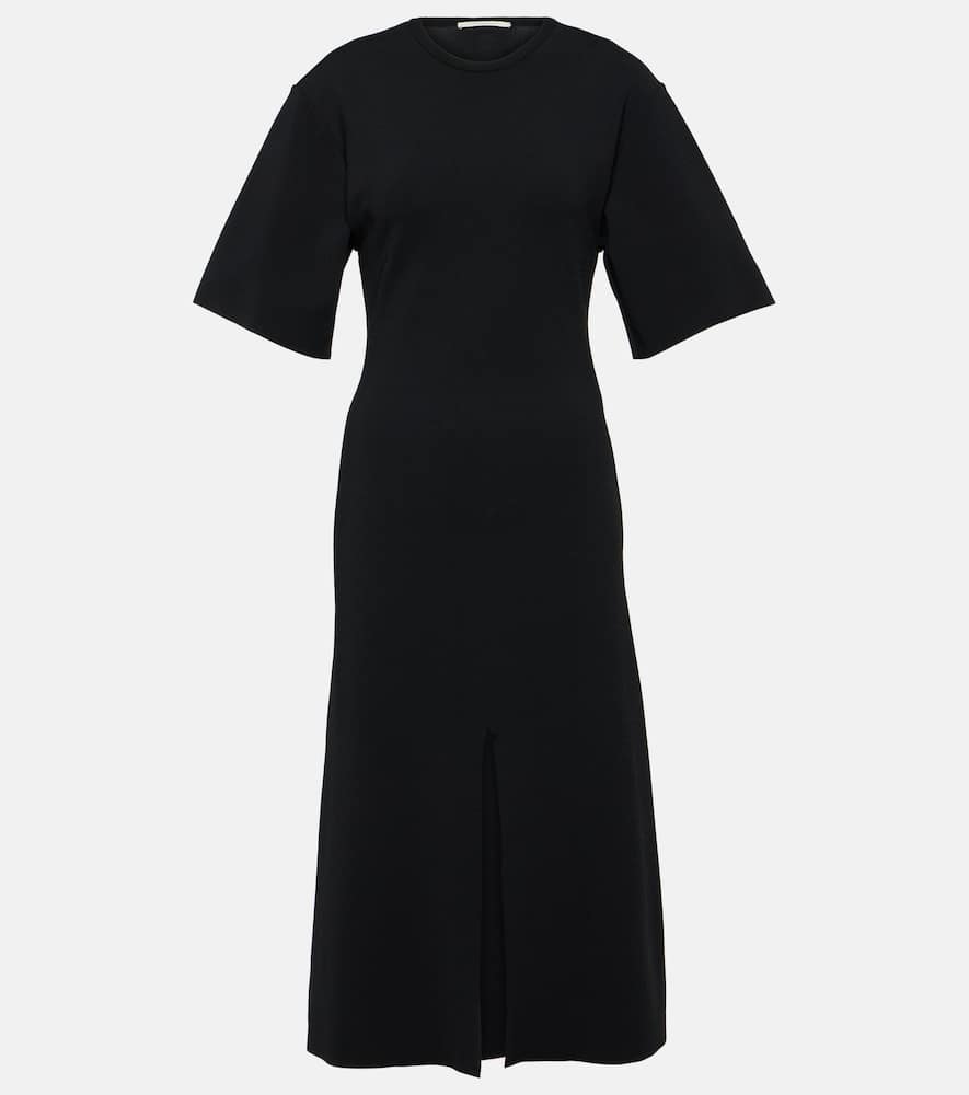 Ruffled midi dress