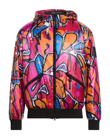 Man Jacket Magenta Size M Polyamide