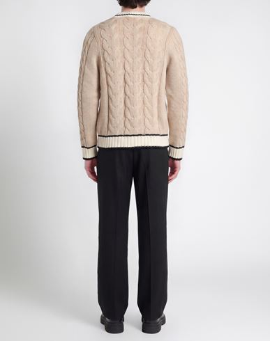 Man Cardigan Beige Size S Wool, Polyacrylic, Alpaca wool, Viscose