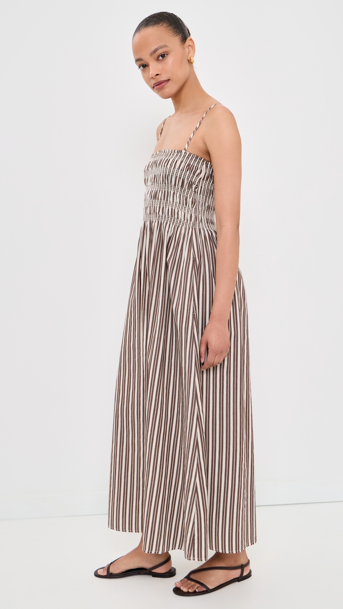 Bianca Dress Java Stripe