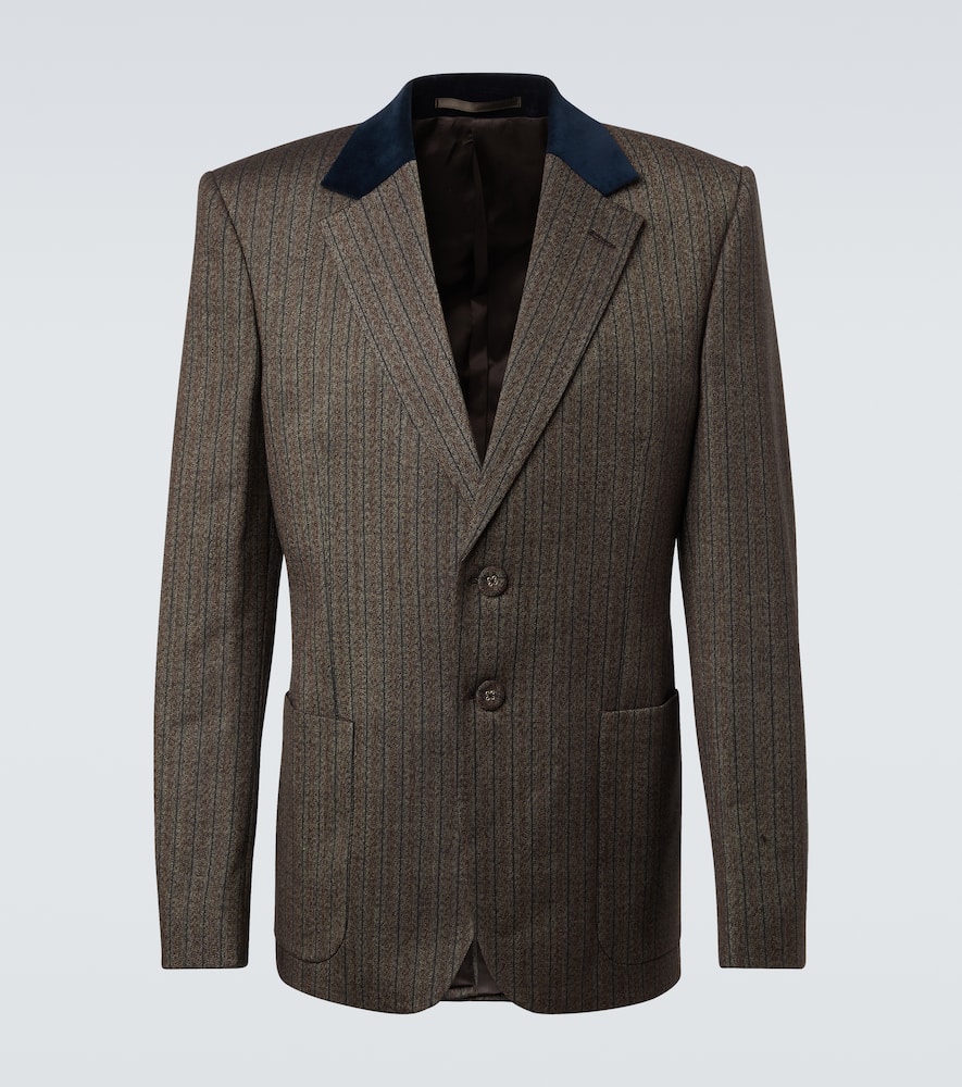 Alto pinstripe wool-blend blazer