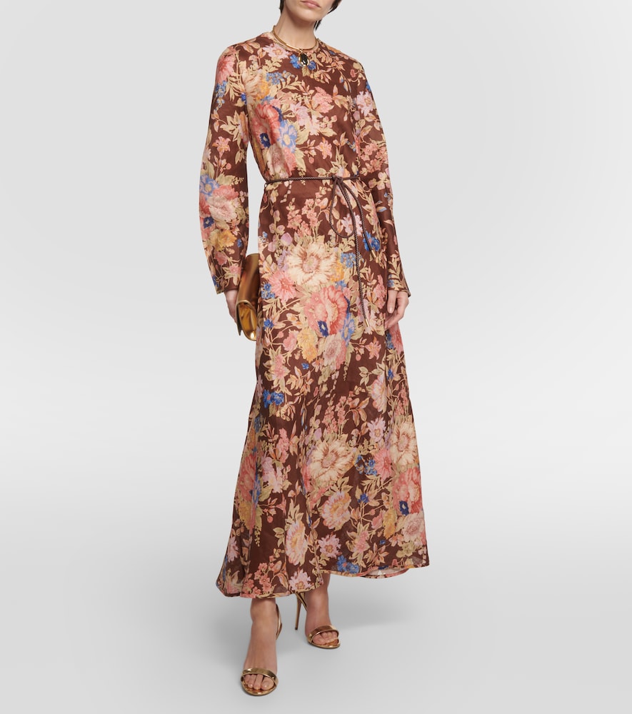 Zimmermann August floral linen maxi dress