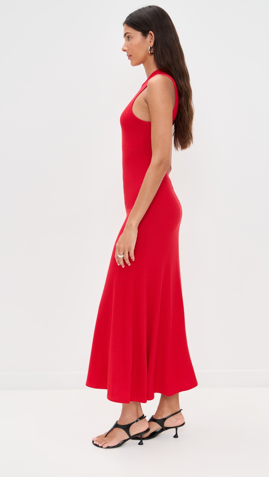 Sleeveless Hattie Dress Crimson