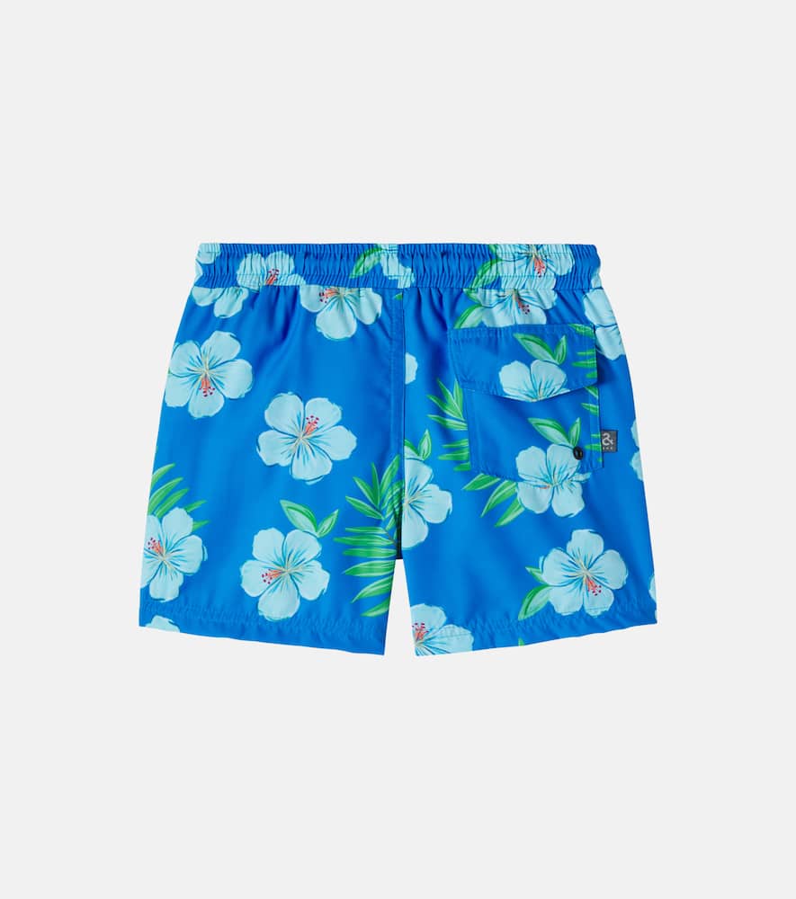 Floral swim trunks