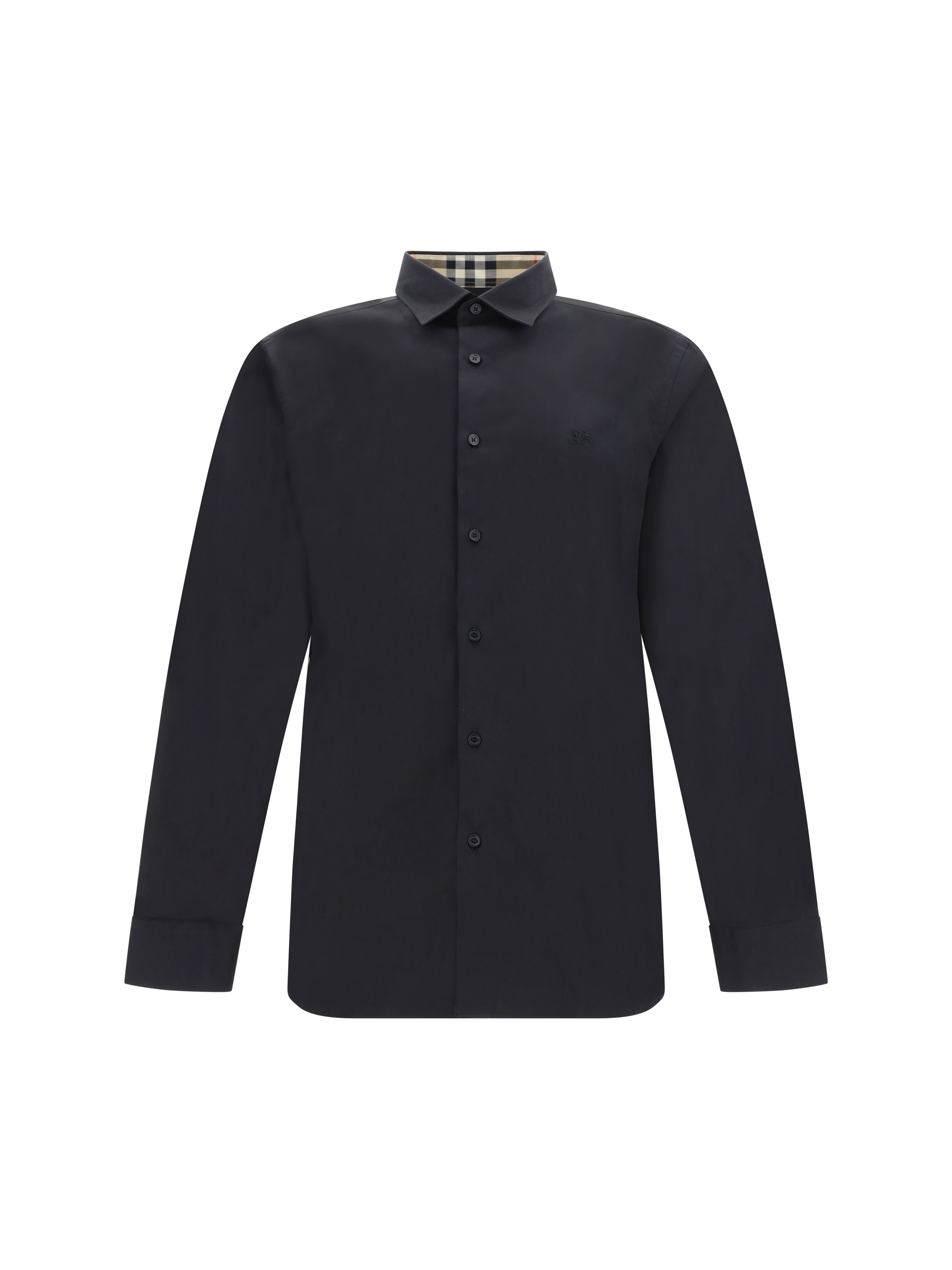 Sherfield Shirt In Black Cotton