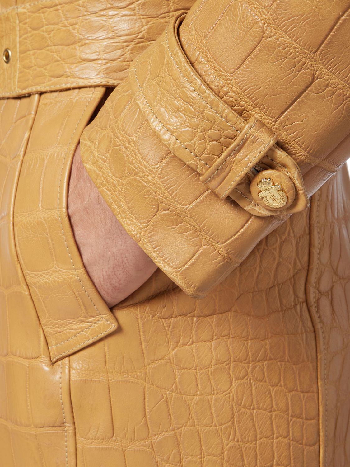Trench Coat Men color Beige