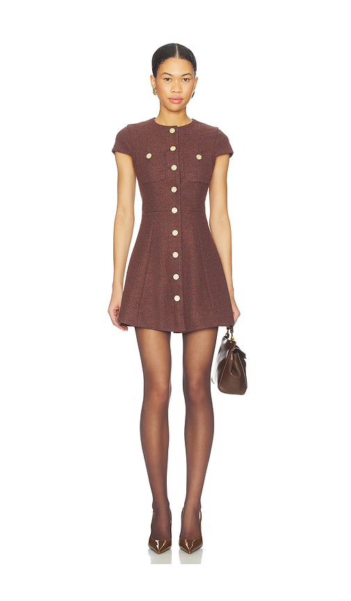 Alice + Olivia Shiloh Mini Dress in Chocolate. 12. Also
