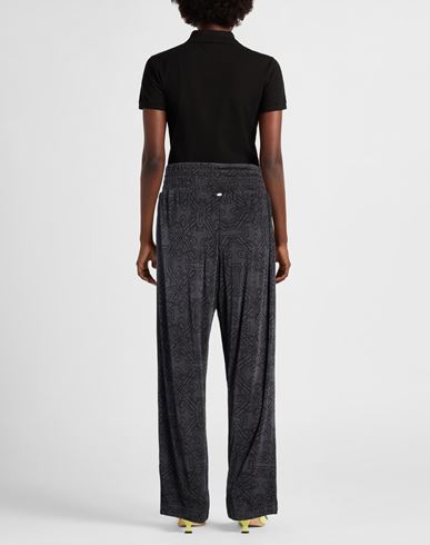 Woman Pants Charcoal Size M Silk