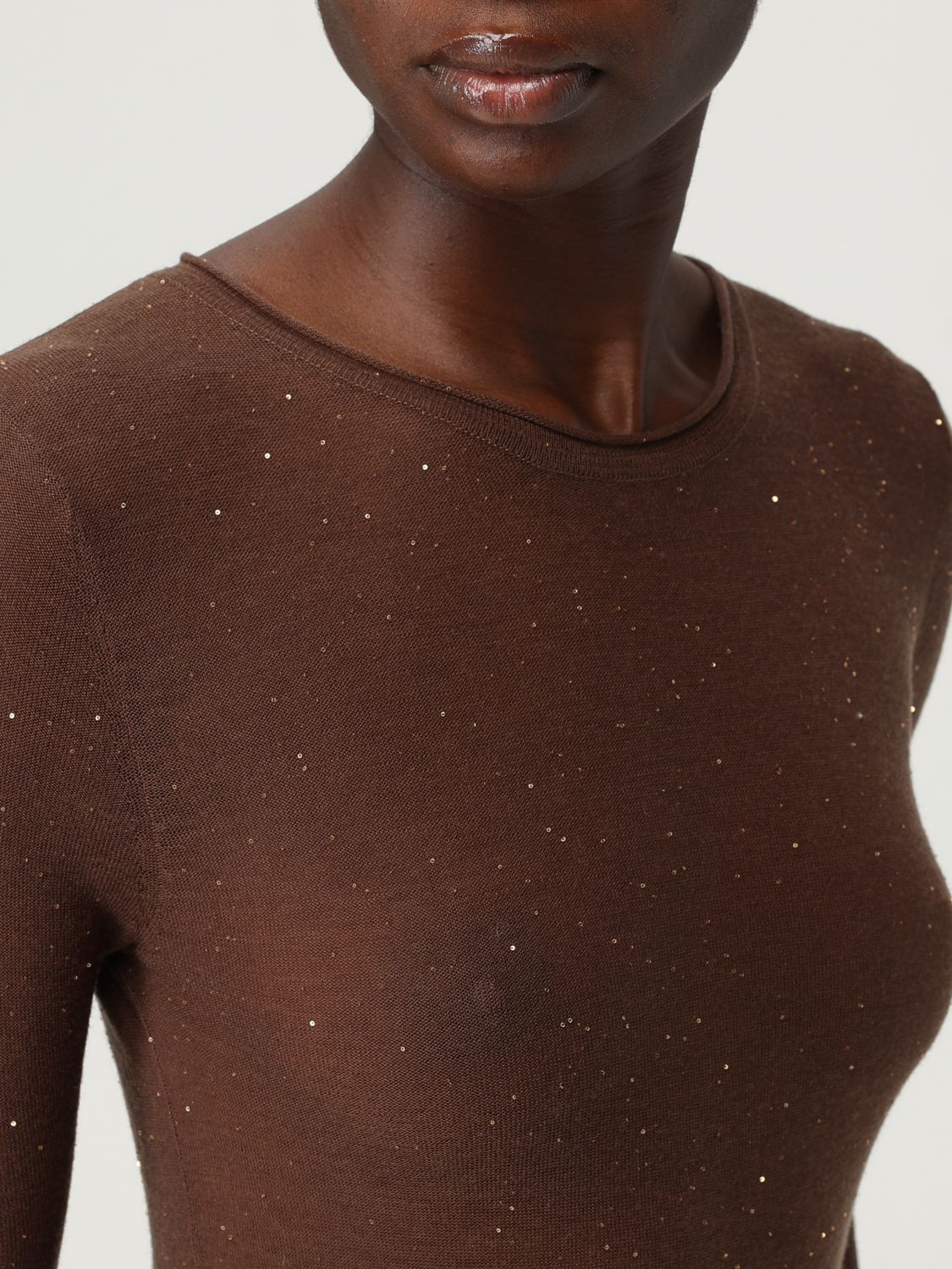 Sweater Woman color Brown