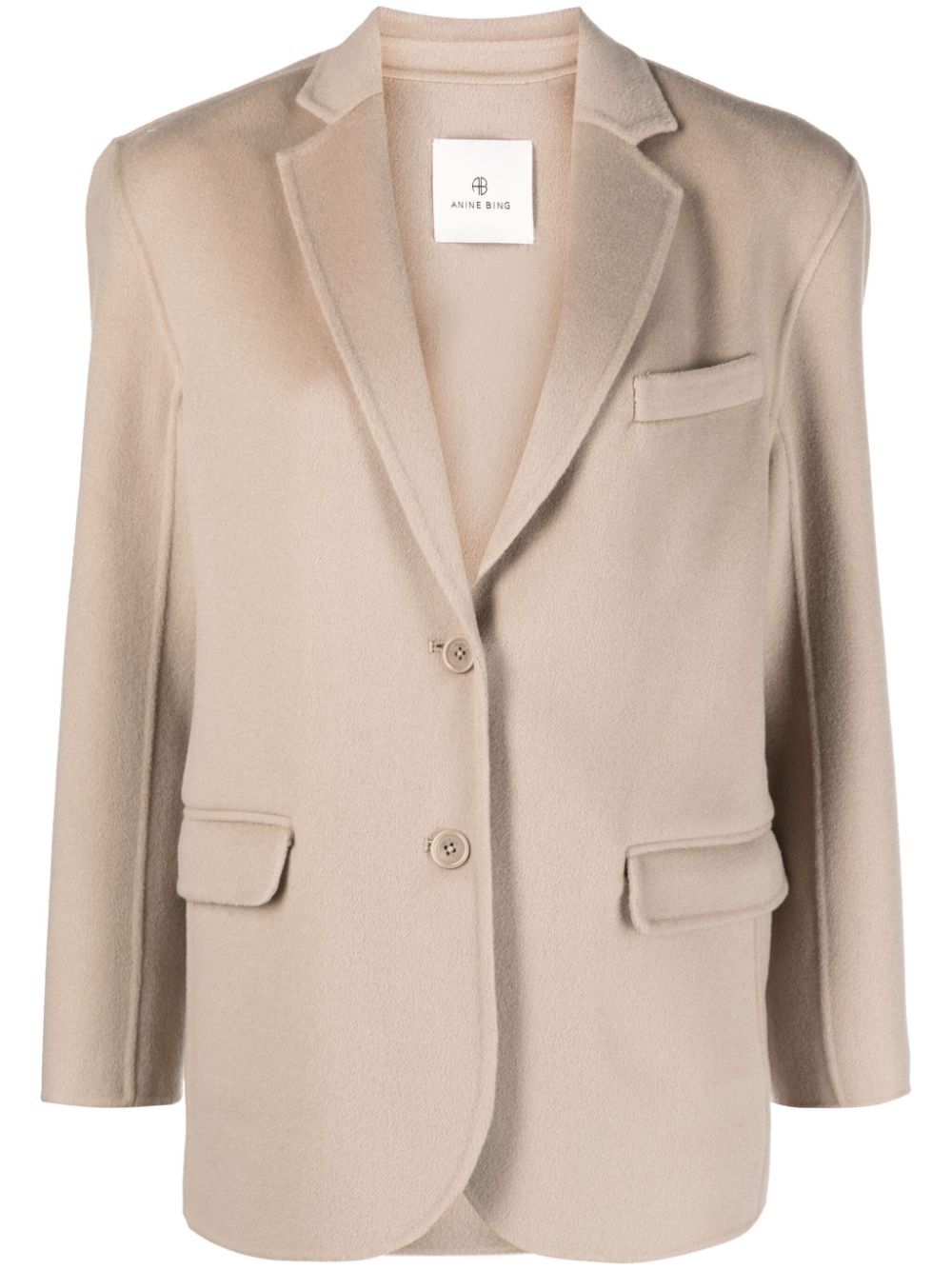 Quinn wool-cashmere blazer - Neutrals