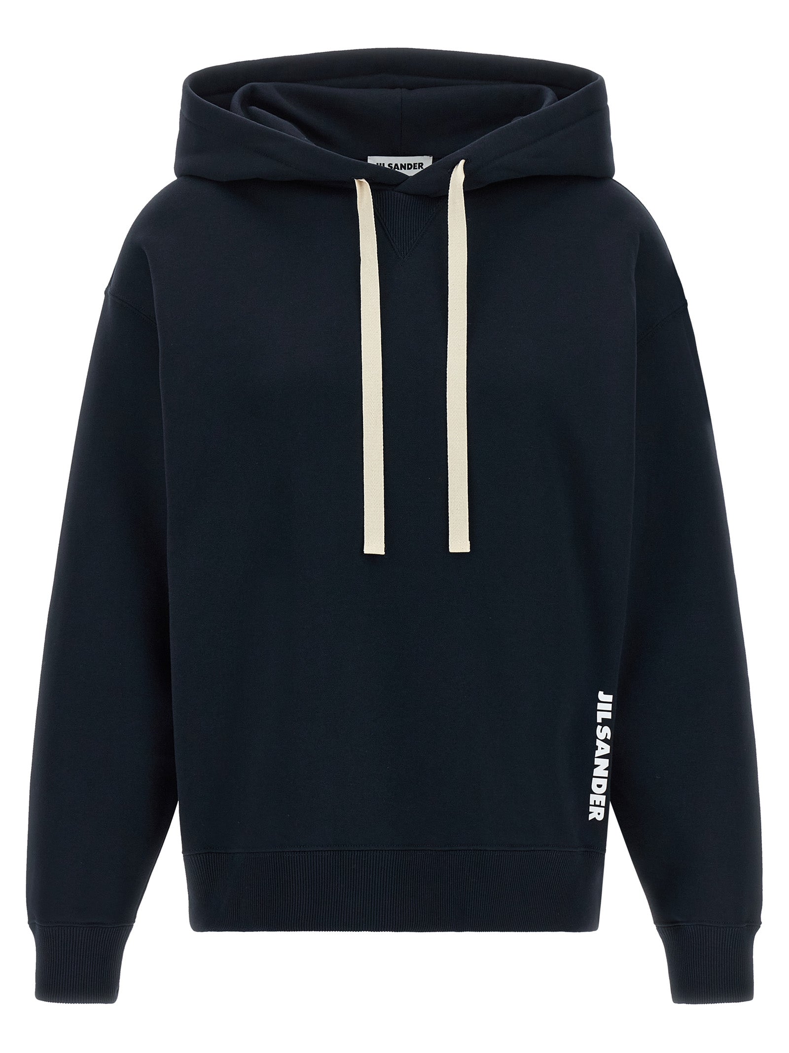 Cotton Hoodie — Navy