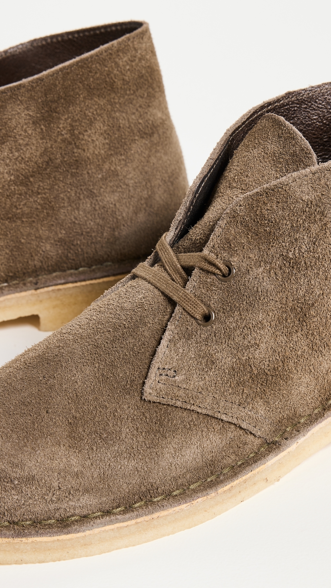 Suede Desert Boots Dark Khaki