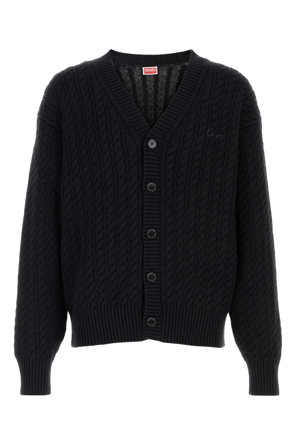 Signature Cardigan — Black