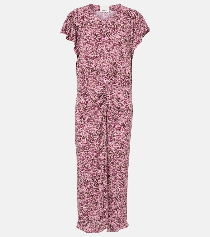 Isabel Marant Octavia printed silk-blend minidress