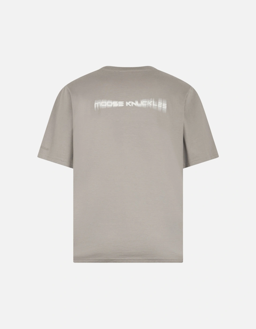 Men's Moose Knuckles Maurice Tee 1456 Dusk - Grey - Size: 44/Regular