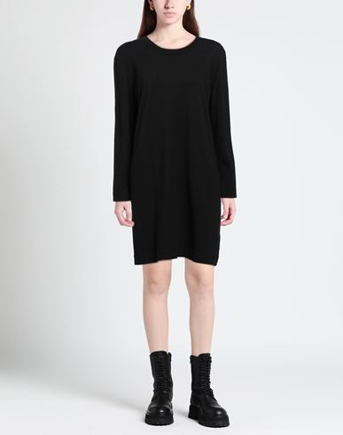 Soallure Woman Mini dress Black Size M Viscose, Polyester, Polyamide