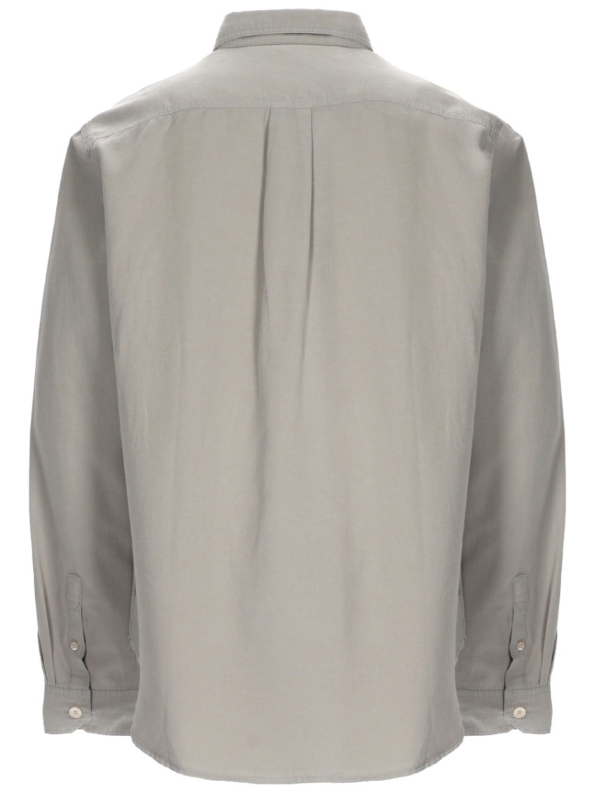 Grey Regular Solid Shirt