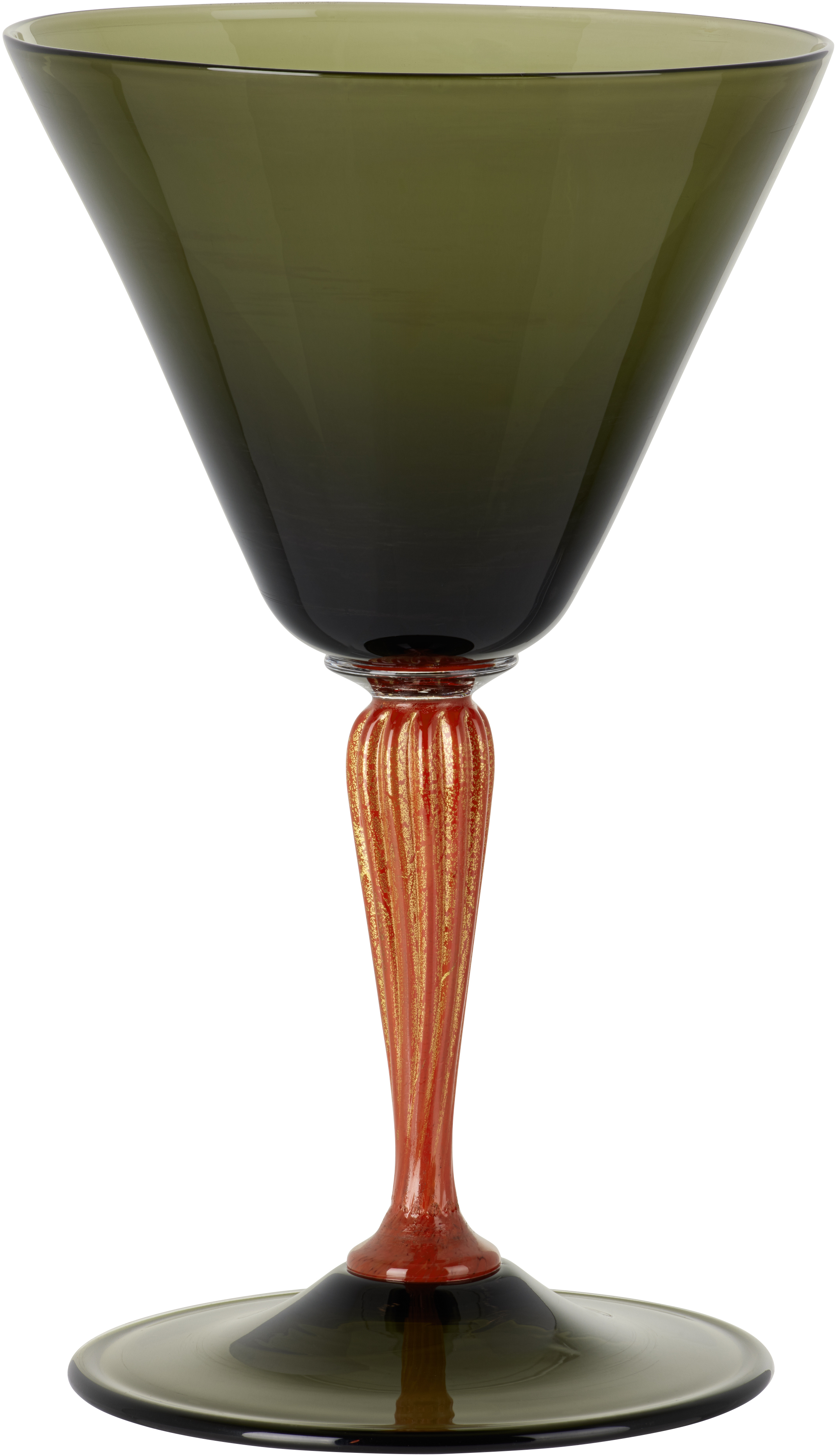 Green Earth Tone Big Goblet