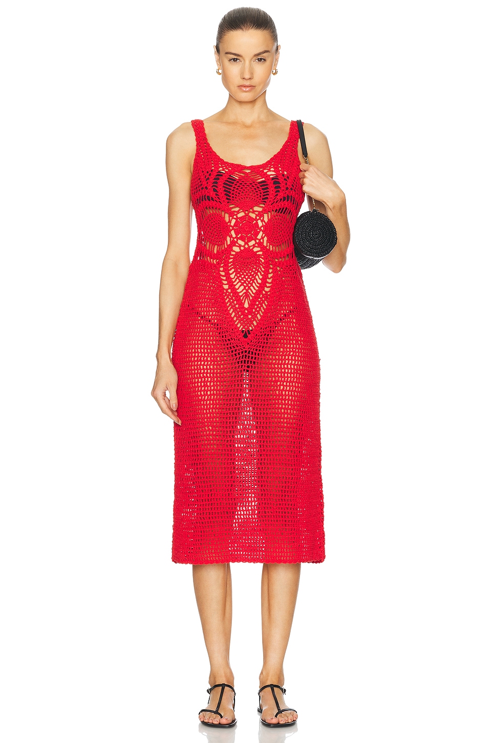 Akoia Swim Floridita Dress in Red - Red.  XS also in