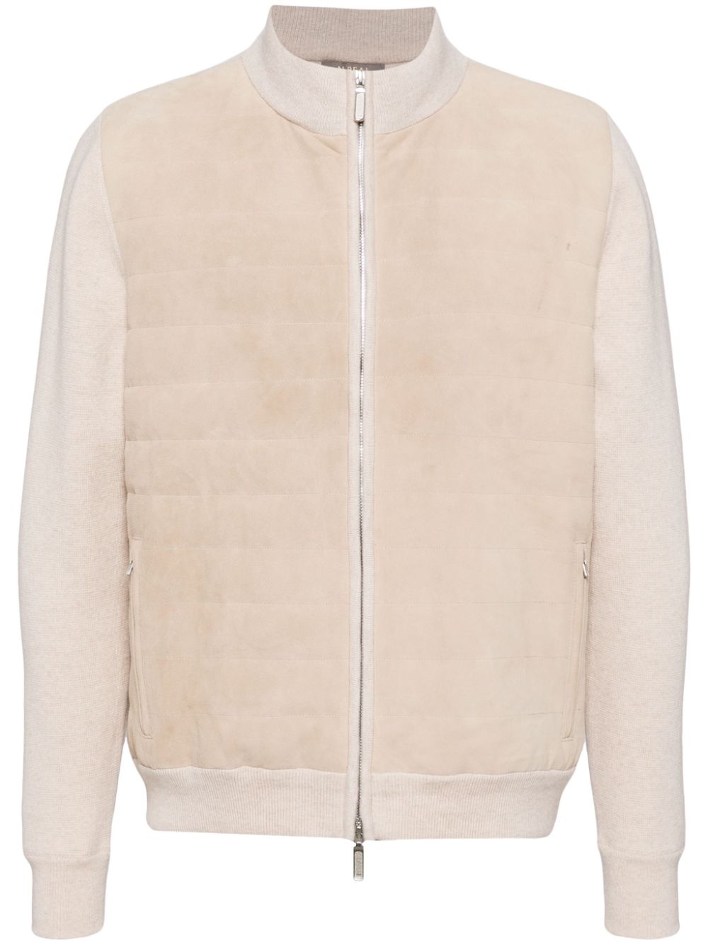 Davos suede jacket - Neutrals