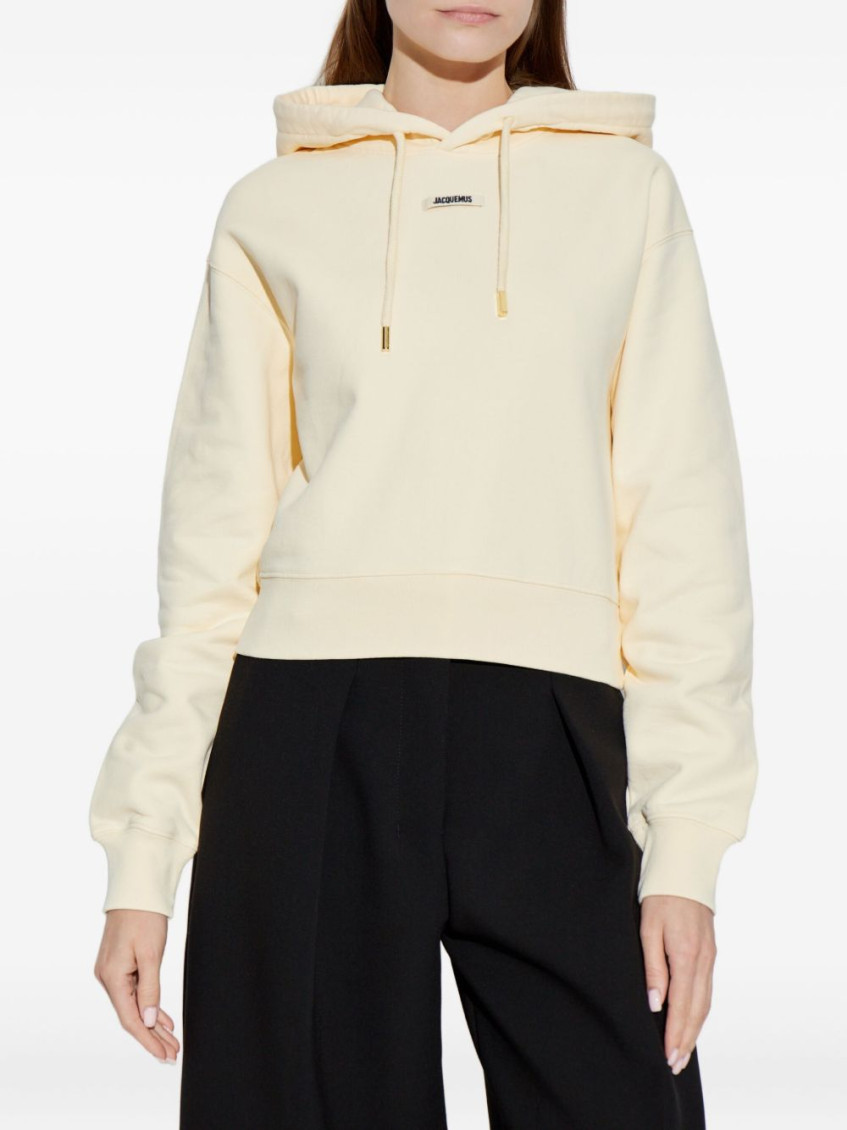 Hoodie 'Gros Grain' Beige