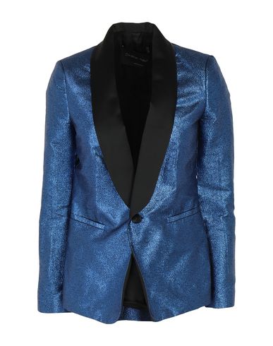 Woman Blazer Blue Size 4 Polyester, Polyamide, Acetate