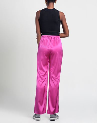 Purotatto Woman Pants Purple Size 8 Silk, Elastane