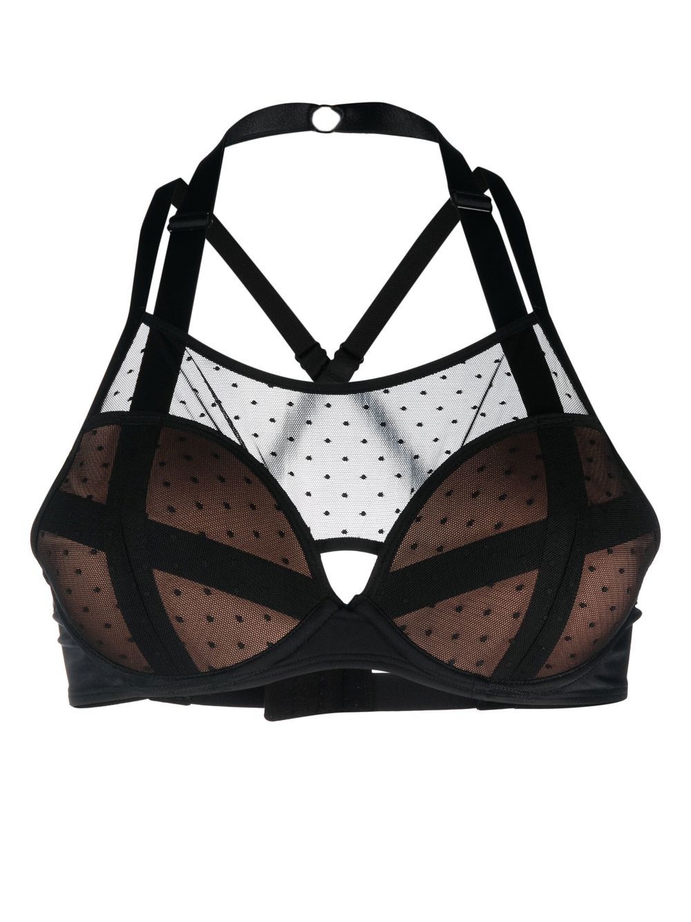 Flash Dance push-up bra - Black
