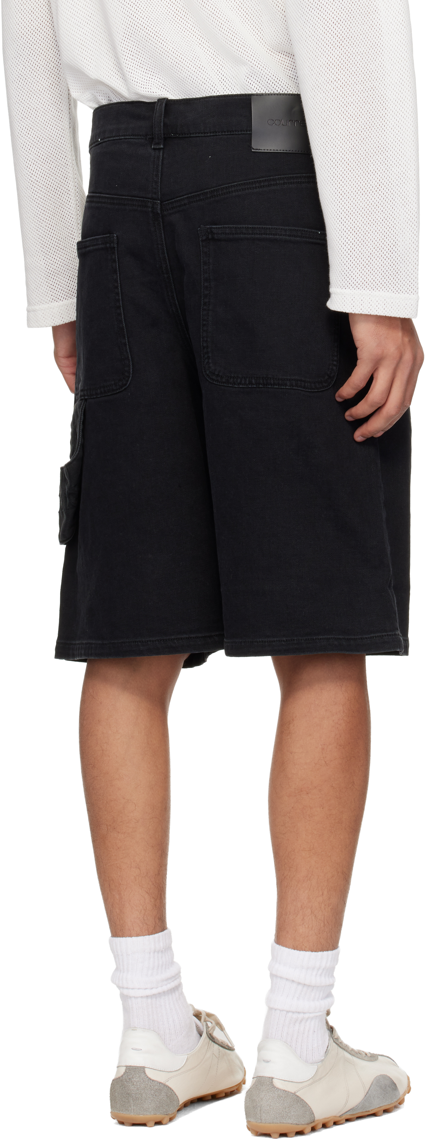 Black Hammer Denim Shorts