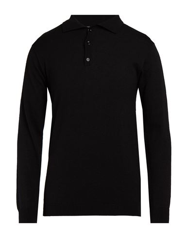 Man Sweater Black Size M Alpaca wool, Acrylic, Wool, Polyamide