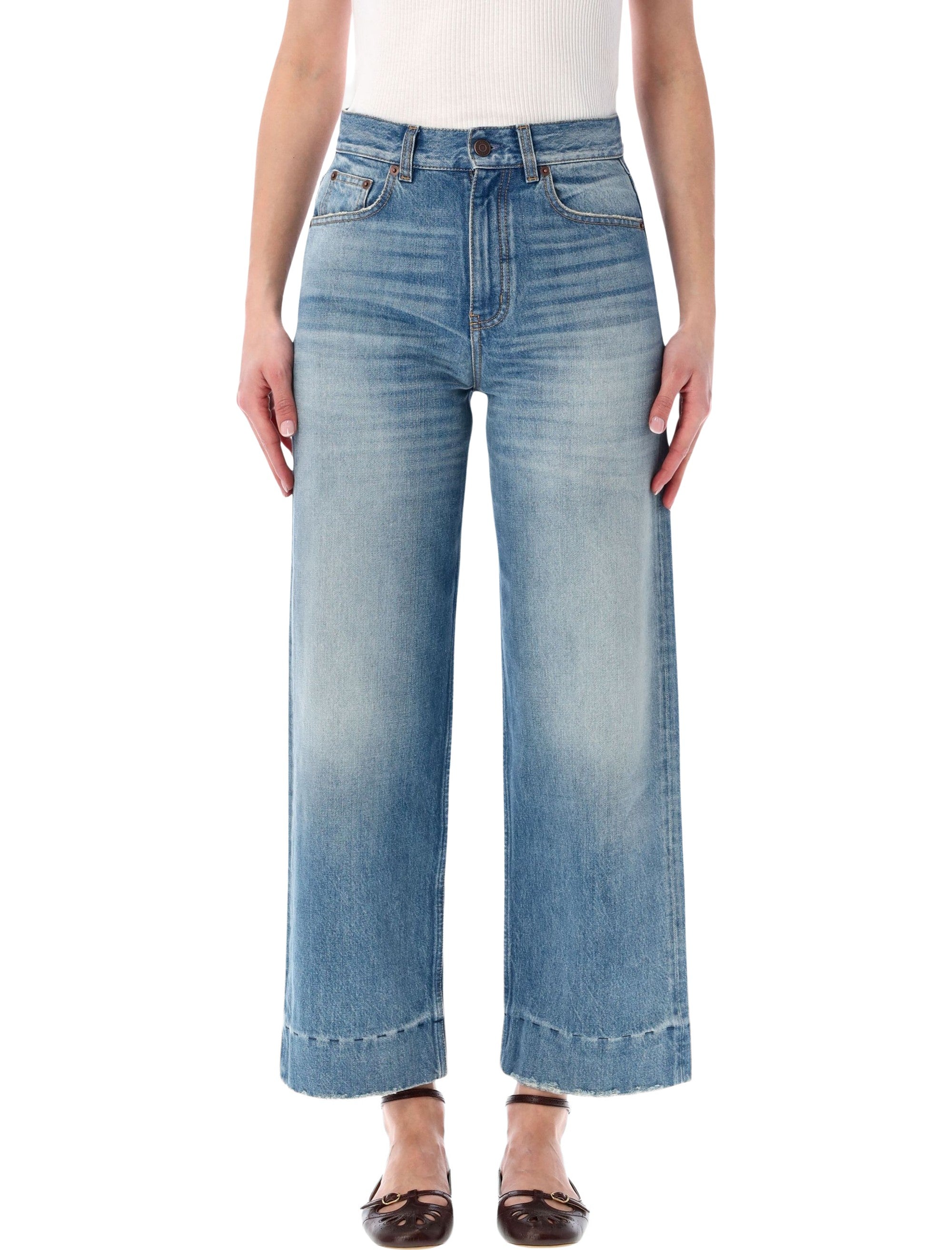 Chloé High-Rise Wide-Leg Jeans