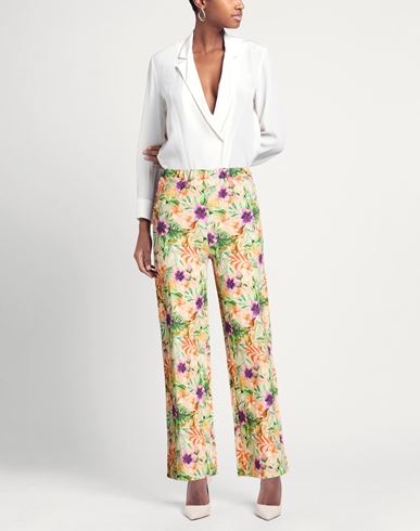 Première Dame Woman Pants Blush Size L Linen, Viscose