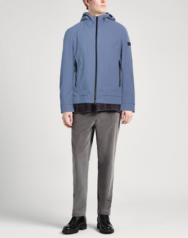 Man Jacket Slate blue Size M Polyester, Elastane