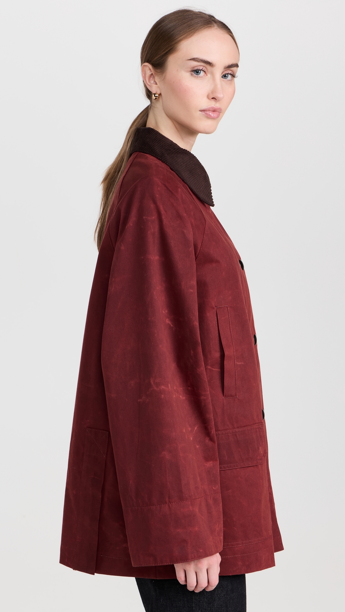 Madison Wax Barn Jacket Red