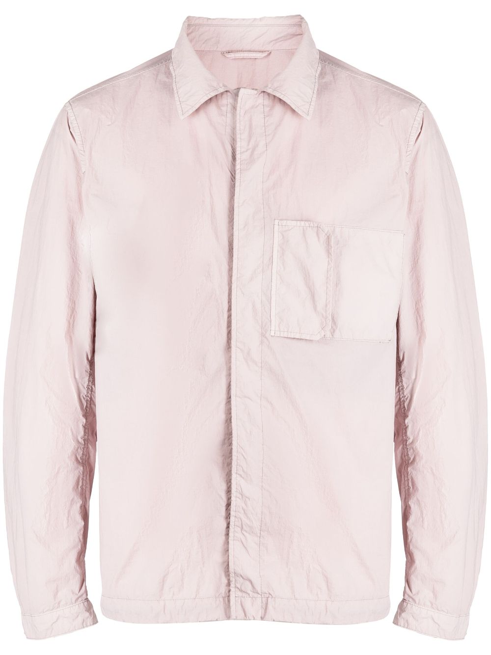 Chest-pocket zip-up jacket - Pink