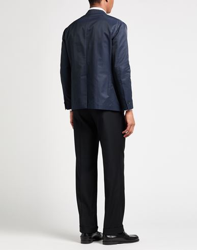Man Blazer Midnight blue Size 38 Cotton, Polyamide