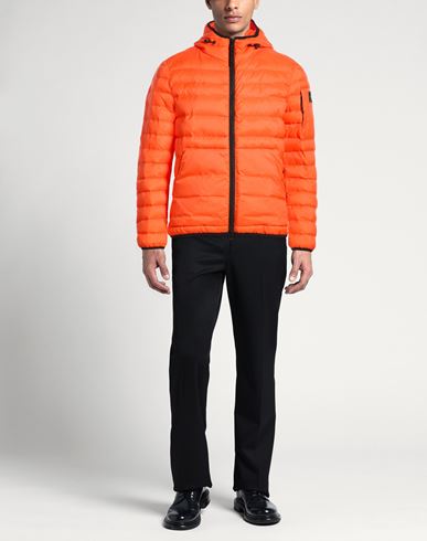 Man Puffer Orange Size M Polyamide