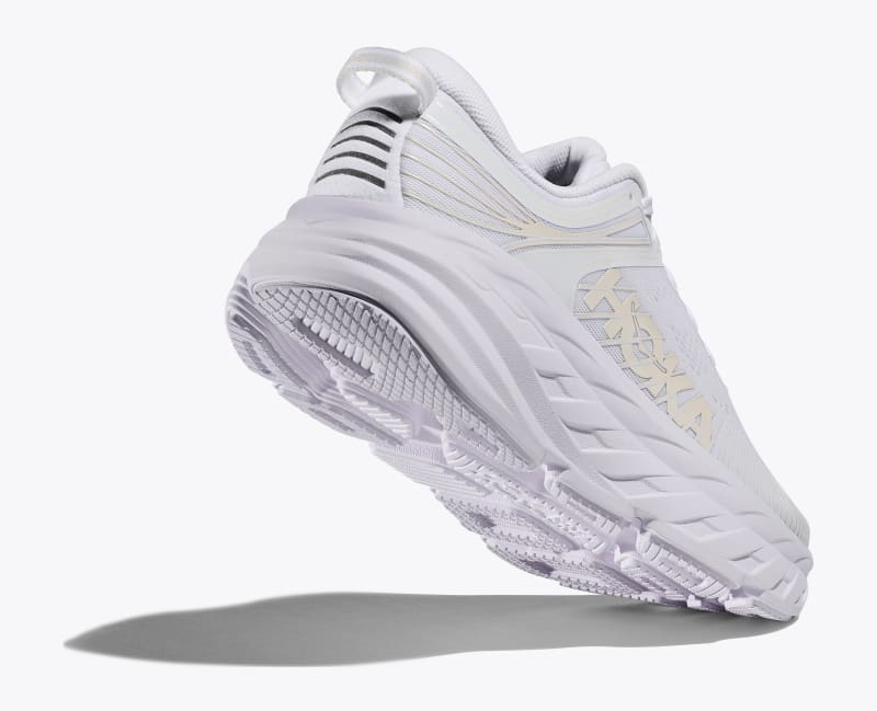 HOKA Women's Bondi 7 Shoes in White/White
