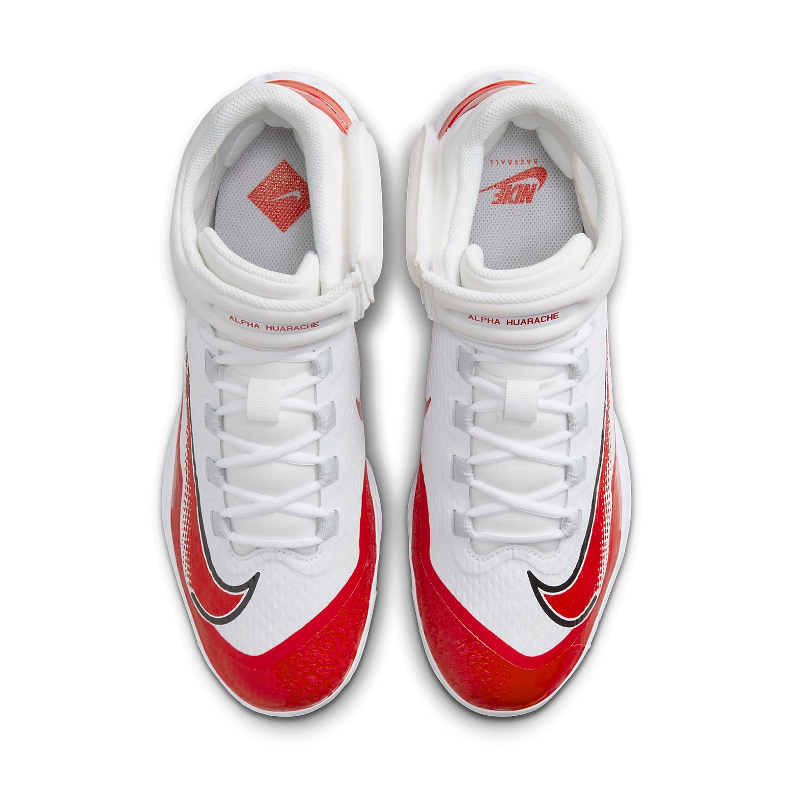 Alpha Huarache Elite 4 Mid 'White University Red'