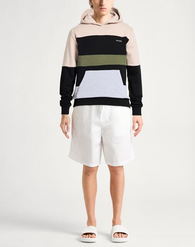 Man Sweatshirt Black Size L Cotton
