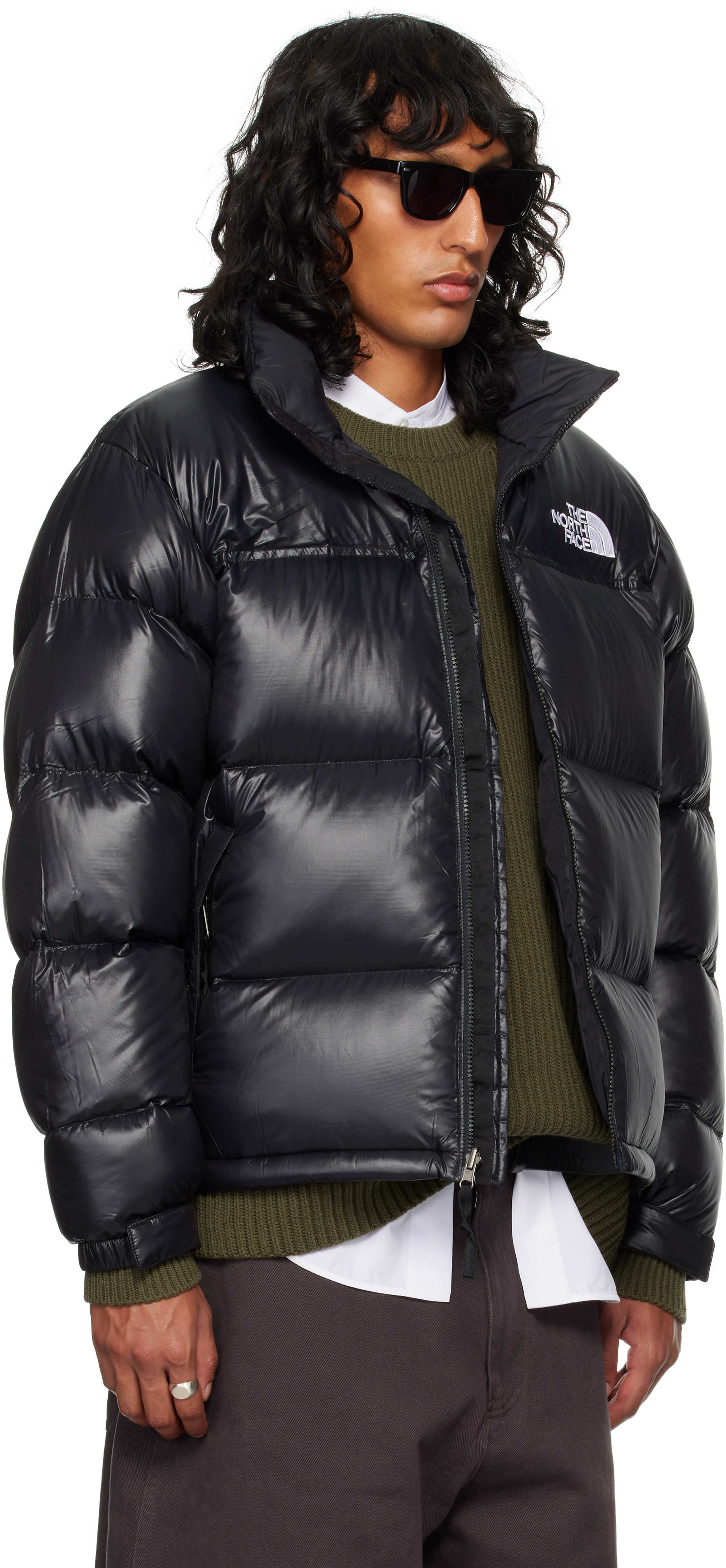 The North Face SSENSE Exclusive Black 1996 Retro Nuptse Down Jacket