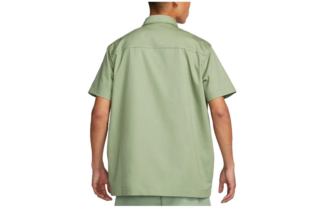 Life Woven Military Button-Down Shirt 'Green'