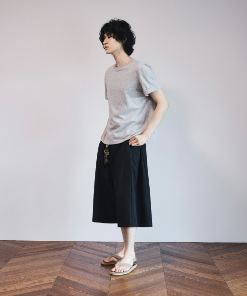 Everyday Side-Tuck Bermuda Slacks