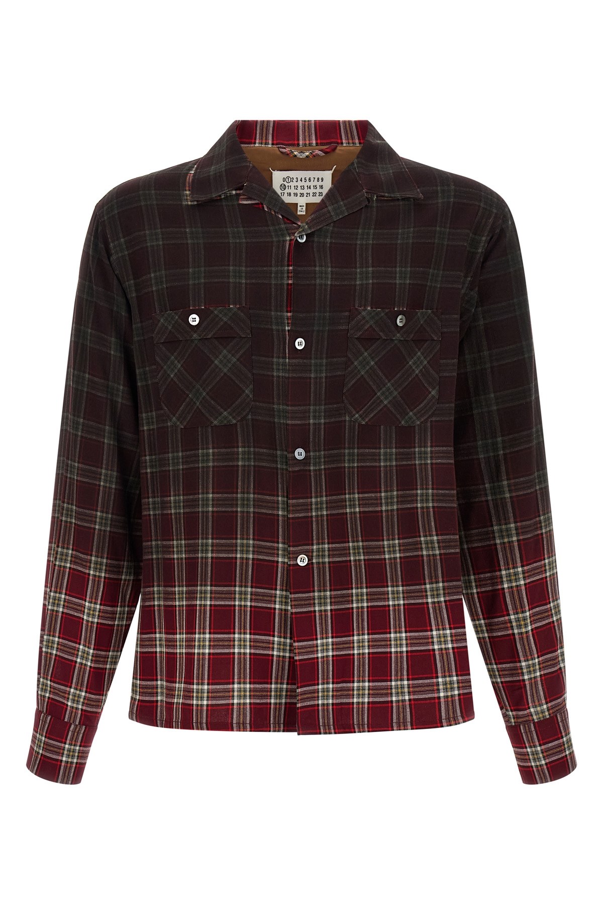 Check Shirt With Gradient Effect