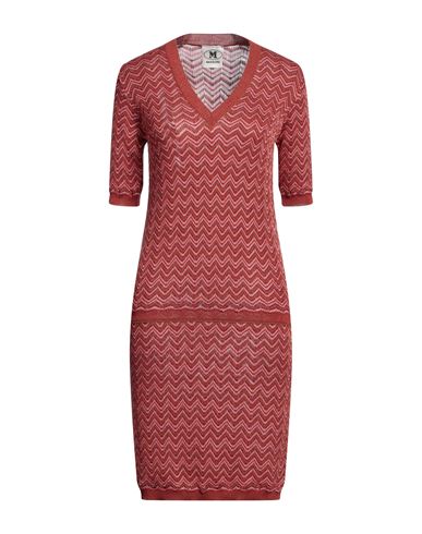 Woman Midi dress Brick red
