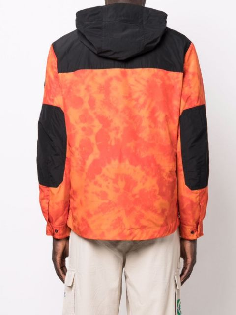 Tie-dye padded jacket
